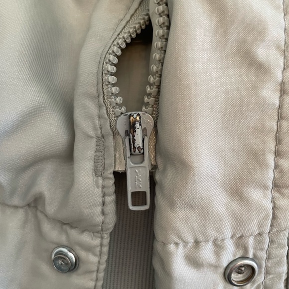 VINTAGE Unocal 76 Men’s Gas Station Jacket Sz. L, Light Green/Gray - Picture 8 of 10